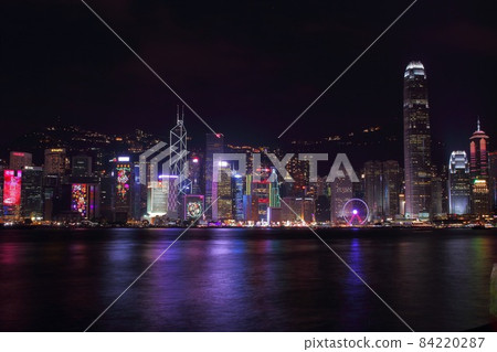 Hong Kong_Chinese New Year night view Hong Kong_Chinese New Year night view 84220287