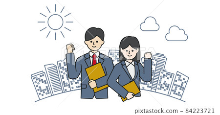 城市和商務人士 84223721