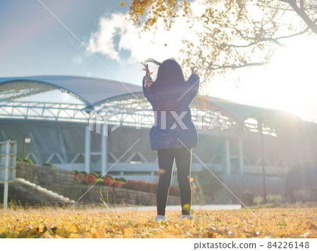 Autumn scenery of Niigata Sports Park Autumn scenery of Niigata Sports Park 84226148