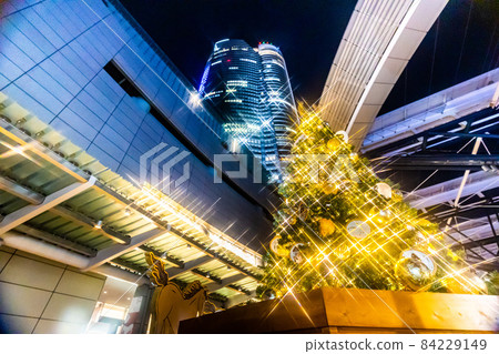 Night view Illuminations Christmas tree Roppongi Hills 84229149