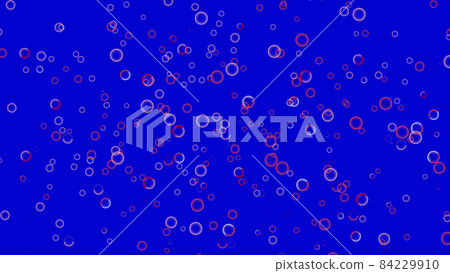 Illustrated bubble soaps on blue colorful background. Abstract bubble floating all around Illustrated bubble soaps on blue colorful background. Abstract bubble floating all around 84229910