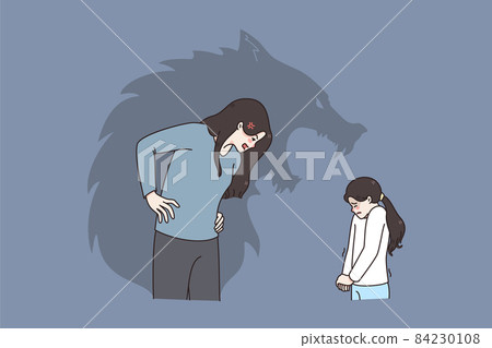 Home harassment and fears concept. 84230108