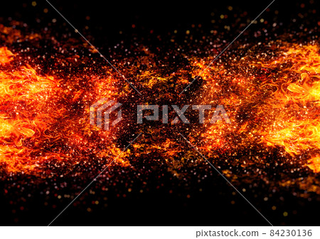 Illustration that explodes and sparks are scattered 84230136