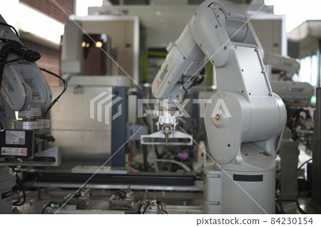 Collaborative work of arm robots Collaborative work of arm robots 84230154