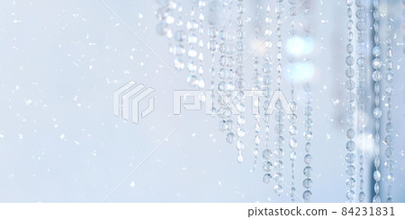 Beautiful winter holiday background with falling snow. Beautiful winter holiday background with falling snow. 84231831