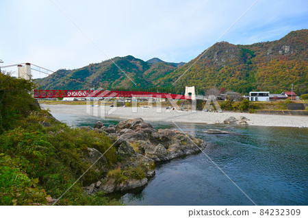 美濃橋 長良川美濃市 美濃橋 長良川美濃市 84232309