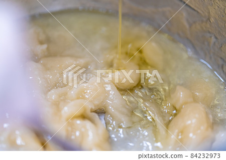 home production of organic soap for body care 84232973