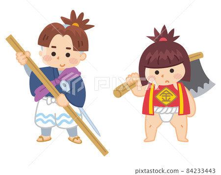 Isshi and Kintaro Japanese folk tales 84233443