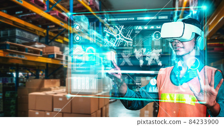 Future virtual reality technology for innovative VR warehouse management 84233900