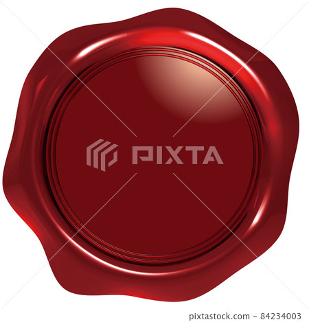 Red seal wax emblem 84234003