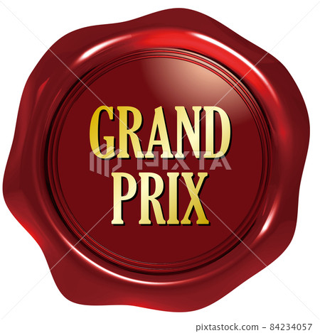 GRANDPRIX red seal wax emblem 84234057