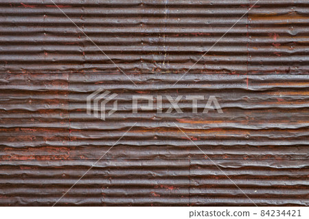 old, grunge, rusty, corrugated metal texture 84234421