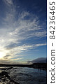 Sunset, lake and sky 84236465