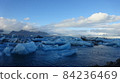 Drift ice and islands floating in the sea 84236469