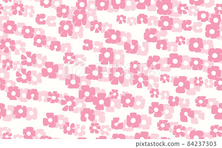 Floral seamless with hand drawn color flowers. Cute summer background. Modern floral compositions. Fashion vector stock illustration for wallpaper, posters, card, fabric, textile Floral seamless with hand drawn color flowers. Cute summer background. Modern floral compositions. Fashion vector stock illustration for wallpaper, posters, card, fabric, textile 84237303