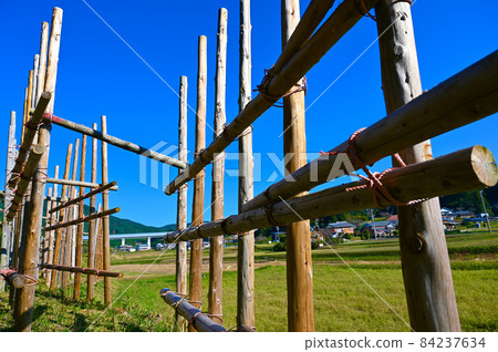 Horse fence Nagashino battle Shitarahara Shinshiro city 84237634