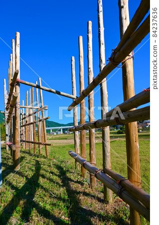 Horse fence Nagashino battle Shitarahara Shinshiro city 84237636
