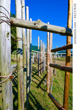 Horse fence Nagashino battle Shitarahara Shinshiro city Horse fence Nagashino battle Shitarahara Shinshiro city 84237639
