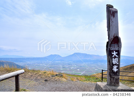 Mt. Aso Aso Daikanbo scenery Aso Godake Aso 涅槃 statue Kuju Aso National Park 84238346