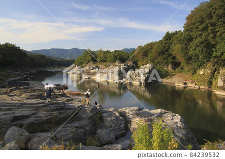 At dusk / early autumn in Nagatoro Valley (Nagatoro Town, Saitama Prefecture) 84239532