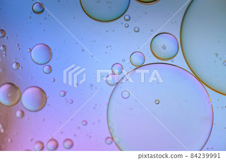 Multicolored abstract background picture made with oil, water and soap 84239991