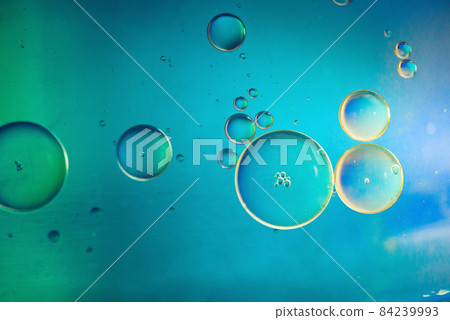 Multicolored abstract background picture made with oil, water and soap 84239993