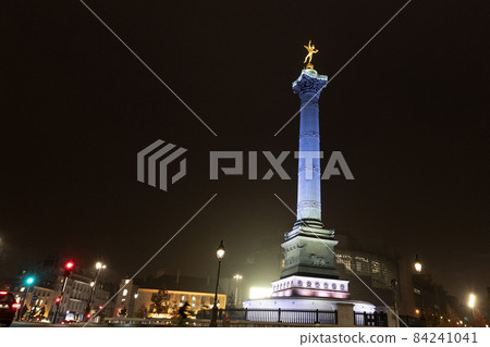 bastille place paris night view 84241041