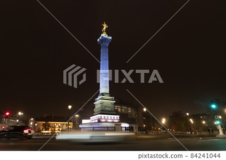 bastille place paris night view 84241044