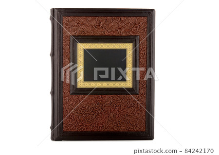book with cover color isolated on white background, front view. 84242170