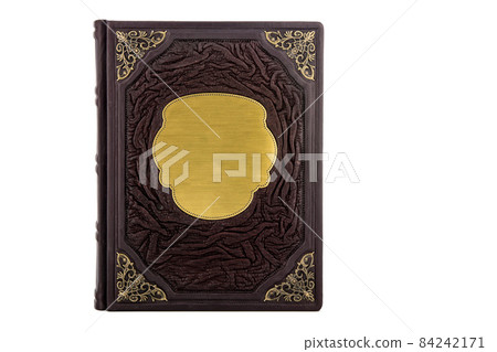 book with cover color isolated on white background, front view. 84242171