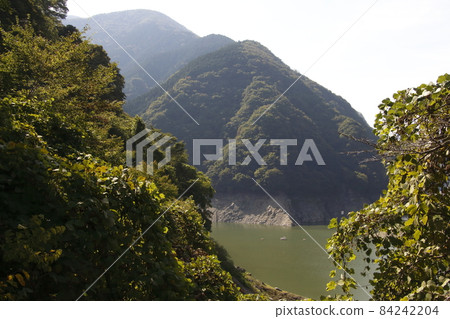 Arakawa in early autumn: Futase Dam (Chichibu City, Saitama Prefecture) 84242204