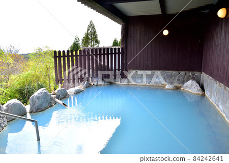 Waita Onsenkyo Horei-no-Yu Takenoyu Onsen Hagenoyu Onsen Blue-white hot spring Oguni Town, Kumamoto Prefecture 84242641