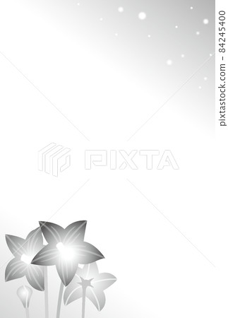 Postcard in mourning monochrome Monochrome diagonal starry sky 84245400