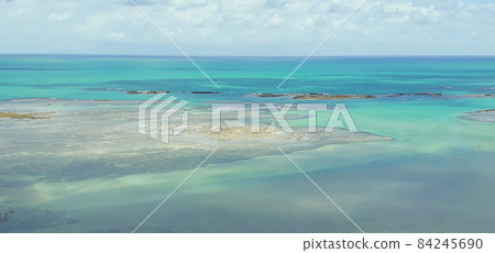 natural sea pools of the coral reefs barrier in Maragogi, Alagoas, Brazil natural sea pools of the coral reefs barrier in Maragogi, Alagoas, Brazil 84245690