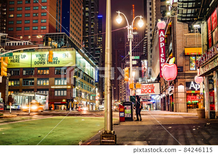 Night view of New York Manhattan Night view of New York Manhattan 84246115