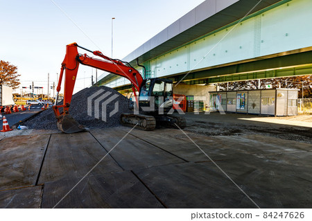 埼玉縣富士見市國道254號Wako Fujimi Bypass Road Construction 重型設備反鏟 埼玉縣富士見市國道254號Wako Fujimi Bypass Road Construction 重型設備反鏟 84247626
