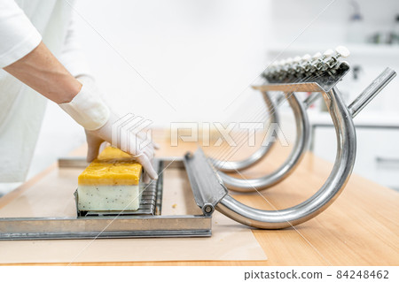 hand sliced organic handmade soaps. Natural Cosmetics 84248462