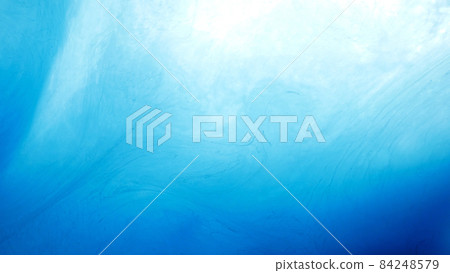 Watercolor background image like light shining into the sea 84248579