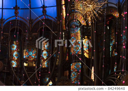 Paris Christmas tree decoration detail 84249648