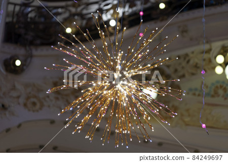 Paris Christmas tree decoration detail 84249697