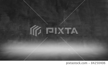 Old black background. Grunge texture. Dark wallpaper. Blackboard. Chalkboard. Concrete. 84250406