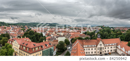 View over the city of Arnstadt, Germany, July 2017 84250942