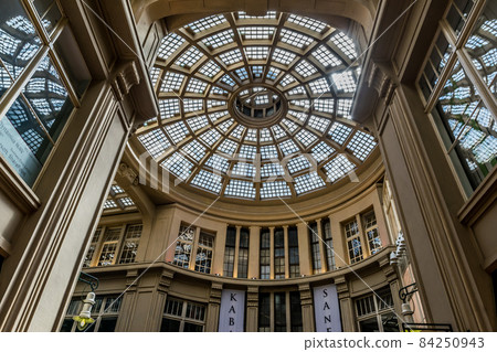Interior design of the Maedler Passage in leipzig, Germany, July 2017 84250943