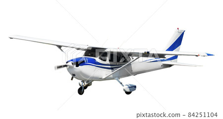 Small ports aeroplane on a clean white background Small ports aeroplane on a clean white background 84251104