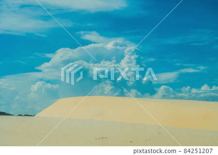 Yellow sand in the desert, Vietnam Yellow sand in the desert, Vietnam 84251207