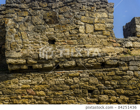 the wall of the Akkerman fortress in Bilhorod-Dnistrovsky, Odessa region of Ukraine 84251436