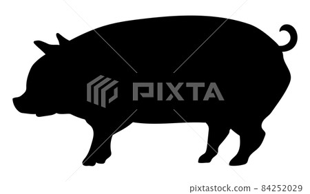 豬剪影 豬剪影 84252029