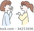 Woman talking 84253696