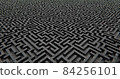 Futuristic maze going to infinity background 3d-rendering 84256101