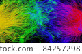 Abstract multi-colored background of threads 3d rendering 84257298